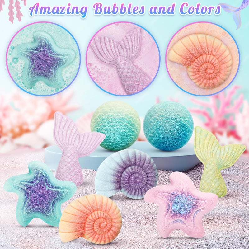 Duchong 8 Packs Bath Bombs for Kids Girls, Bath Bomb with Surprise Toys Inside, Bath Toys for Kids Aged 4-8, Easter Basket Stuffer Gifts for Girls 3 4 5 6 7 8 - Image 4