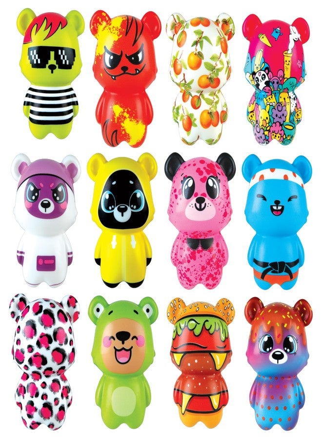 The Orb Factory Assorted 3 Pack - ORB Very Beary Jumbo Squishies Collectible Series 1 - Extra Soft, Slow Rising, Kawaii Bear Foam Squishy Toys With Unique Designs - Cute Sensory, Fidget Squishies for Kids and Adultss - Image 1