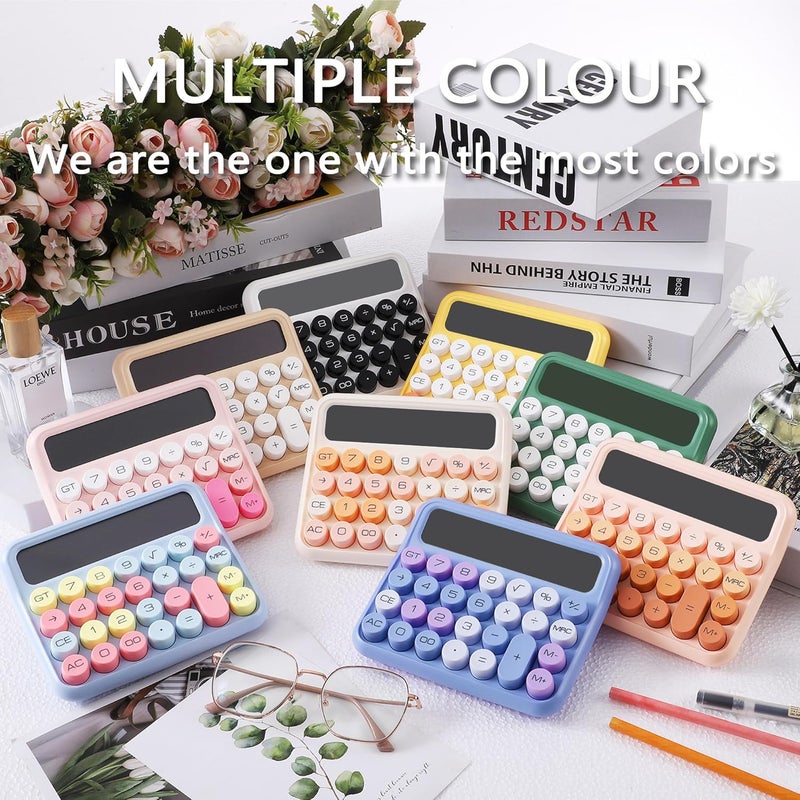 Mechanical switch calculator, large 12 digit LCD display screen, very suitable for daily life and basic office work, battery powered - Image 5