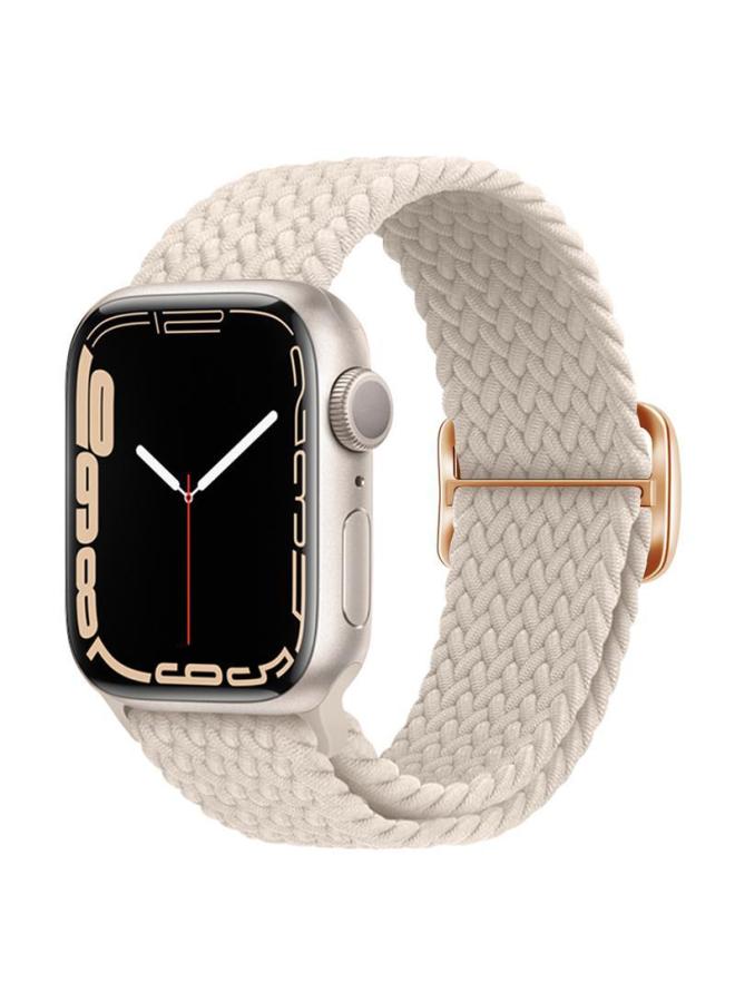 Applewatch Woven Single Ring Watch Strap Apple Watch Strap Sliding Deduction Iwatch897654se10 - Image 5