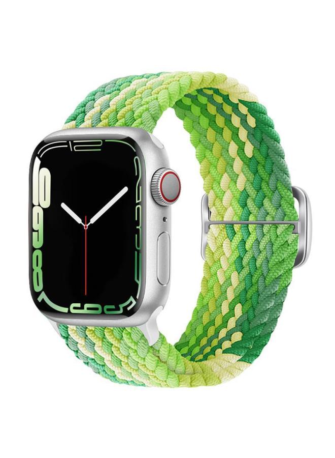Applewatch Woven Single Ring Watch Strap Apple Watch Strap Sliding Deduction Iwatch897654se10 - Image 1