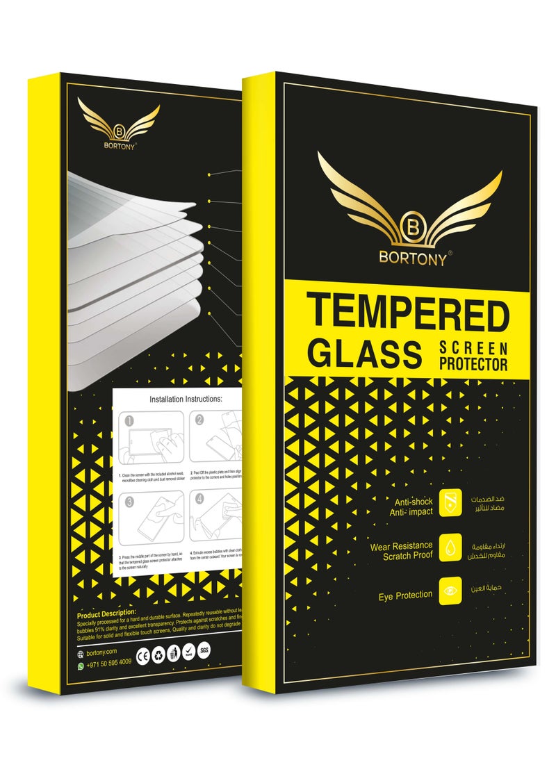 BORTONY Tempered Glass Screen Protector For Huawei Y9 Prime (2019) Clear - Image 2