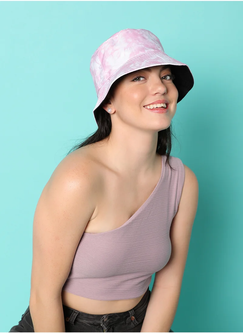 Haute Sauce Pink Tie-Dye Bucket Hat