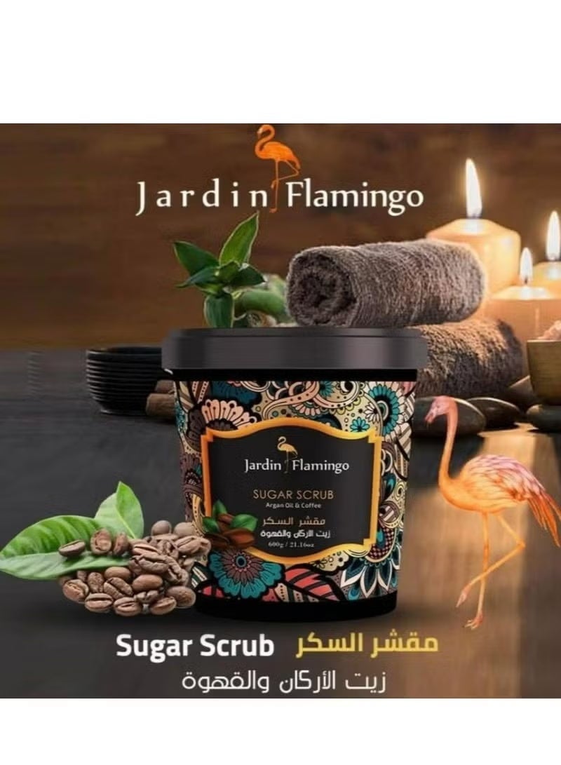 Jardin Flamingo Sugar Scrub With Argan Oil And Coffee 600 g - Image 2