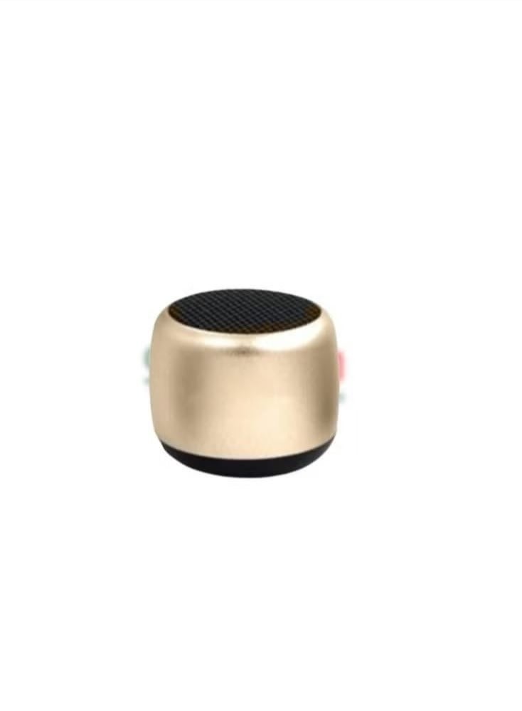 M1 Mini Portable Bluetooth Speaker Gold  - Image 1