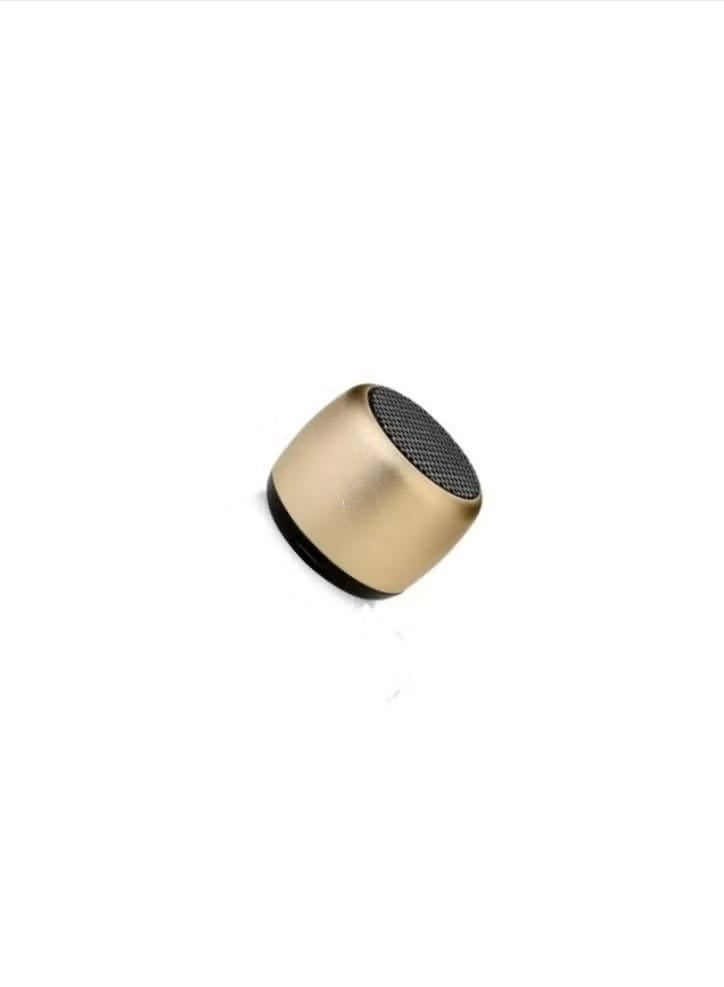 M1 Mini Portable Bluetooth Speaker Gold  - Image 2