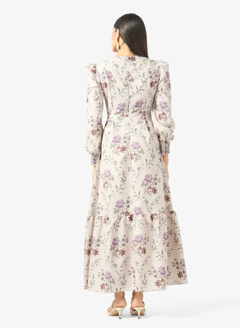 Khizana Floral Print Dress