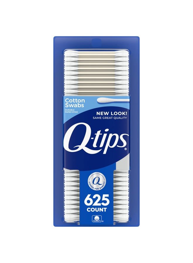 Q-tips Cotton Swabs For Hygiene and Beauty Care Original Cotton Swab Made With 100% Cotton 625 Count - Image 1