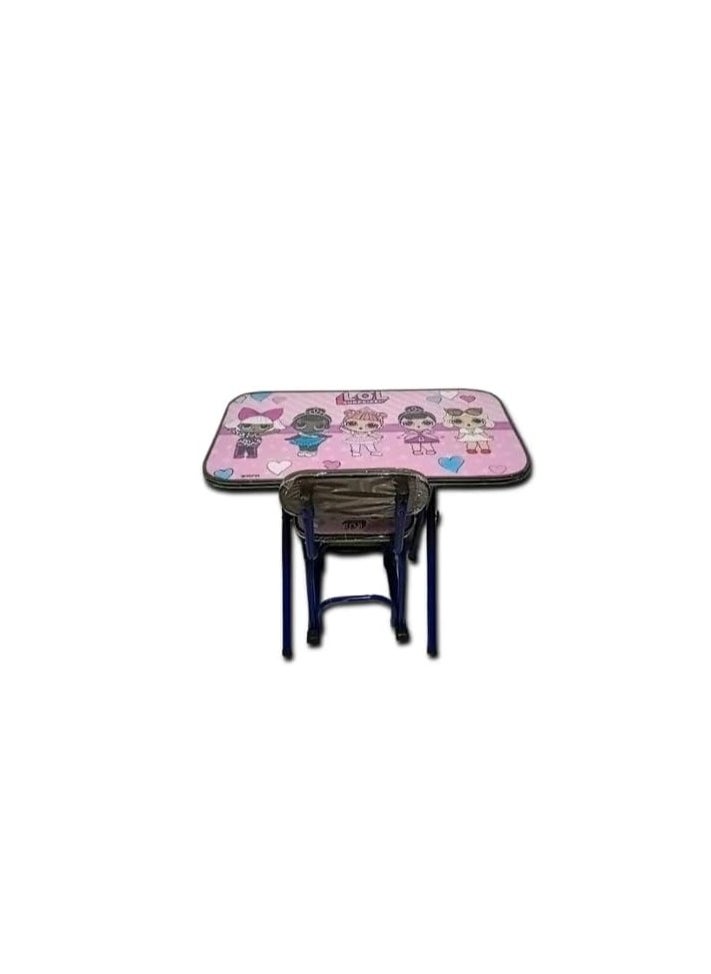 MDF children's desk (pink),