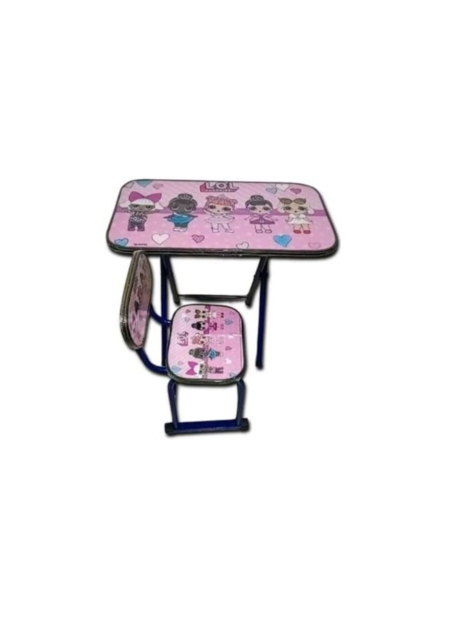 MDF children's desk (pink),