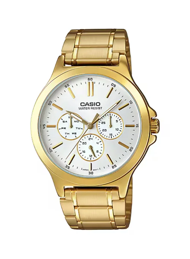 كاسيو Men's Stainless Steel Analog Watch MTP-V300G-7A - 41.5 mm