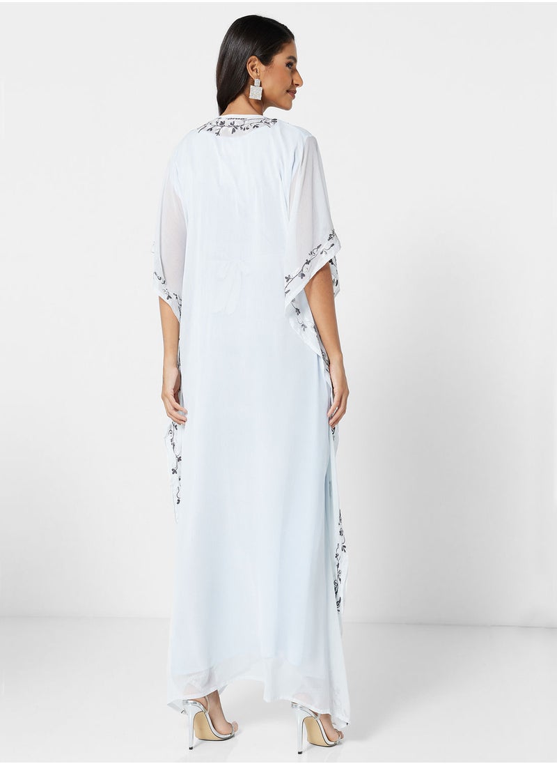 ARABIAN CLOSET EMBROIDERED KAFTAN  - Image 2