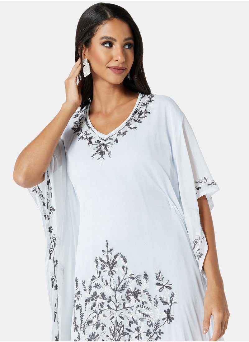 ARABIAN CLOSET EMBROIDERED KAFTAN  - Image 3