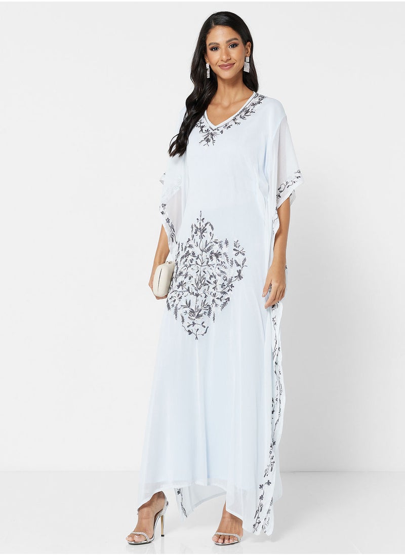 ARABIAN CLOSET EMBROIDERED KAFTAN  - Image 4