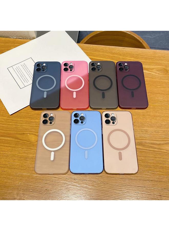 S-TOP Case For iPhone 12 Pro Fine Hole Ice Fog MagSafe PC Phone Case - Image 2