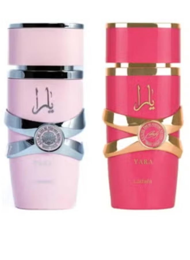 Lattafa YARALATTAFA EAU DE PARFUM NATURAL SPRAY 100 ML + YARA CANDY LATTAFA EAU DE PARFUM NATURAL SPRAY 100 ML