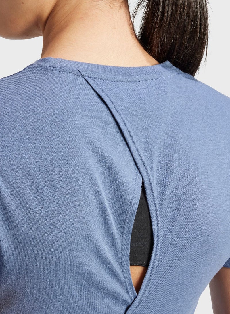 Adidas Yoga Studio Wrapped T-Shirt  - Image 3