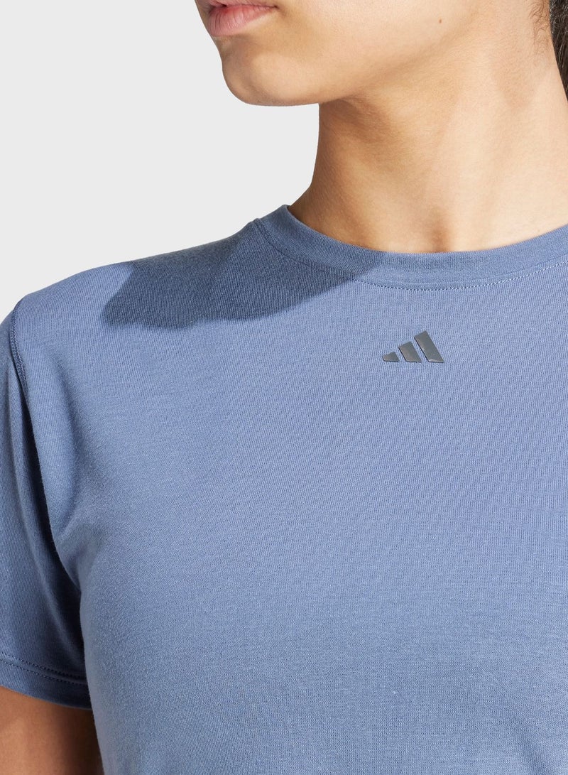 Adidas Yoga Studio Wrapped T-Shirt  - Image 4