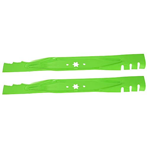 8TEN LawnRAZOR Mower Blade Set for Cub Cadet MTD Troy Bilt LTX1040 RZT-L42 942-04308-X 42-inch Deck (Toothed) - Image 2