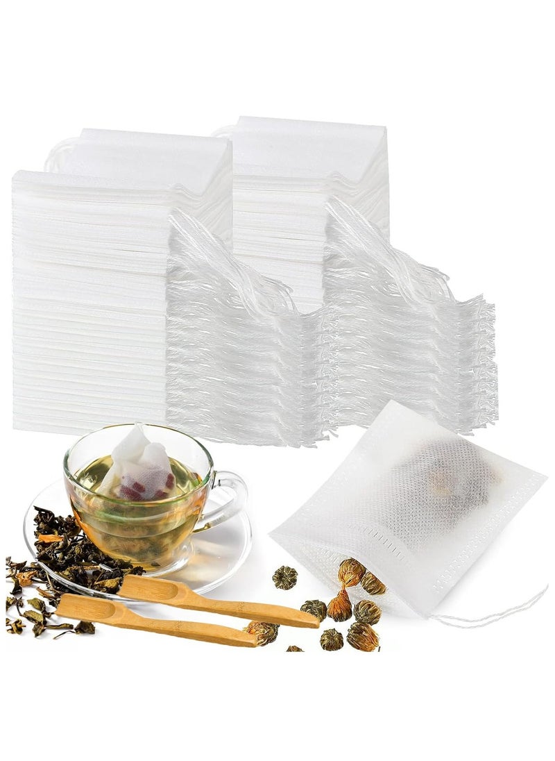 Generic - 300Pcs Tea Filter Bag, Infuser Empty Muslin Drawstring Seal Filter Tea Bags, Drawstring Herbal Bulk Tea Bags,Disposable Empty Tea Bag - Image 1