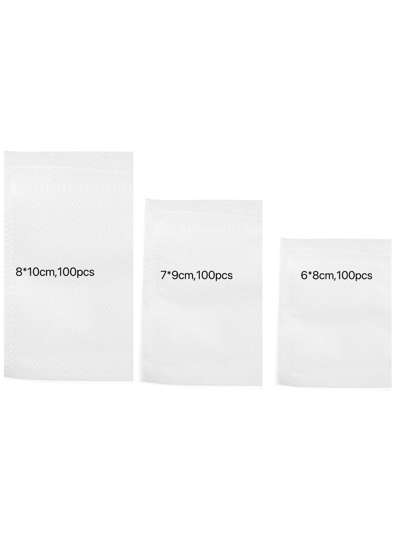 Generic - 300Pcs Tea Filter Bag, Infuser Empty Muslin Drawstring Seal Filter Tea Bags, Drawstring Herbal Bulk Tea Bags,Disposable Empty Tea Bag - Image 1