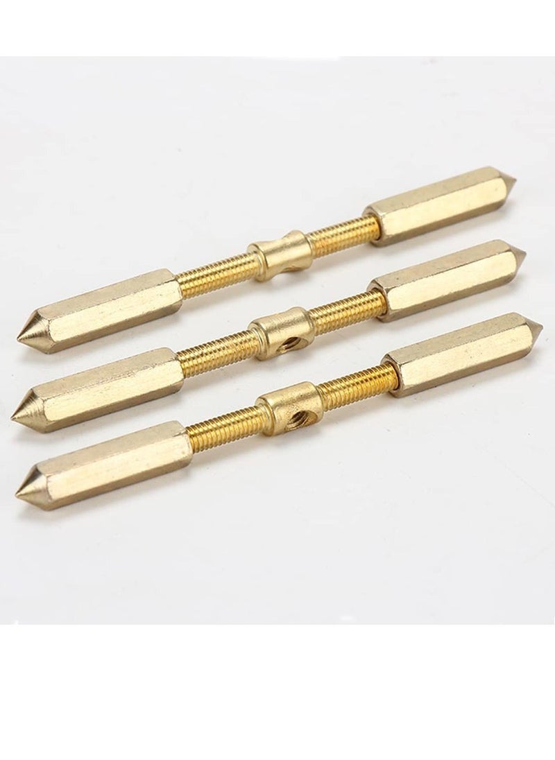 10 Piece Box Screw Support Bar Kit, Model 86 Box Repairer, Switch Socket Box Screw Support Bar, Wall Mount Switch Box Repair Electrical Accessory Tool (Gold) - Image 4