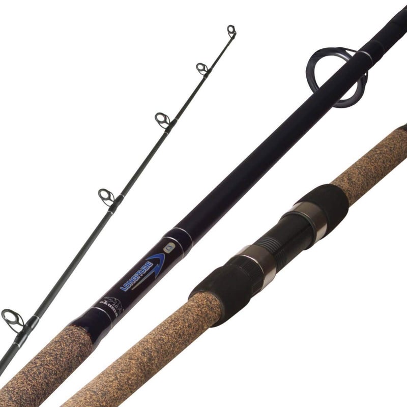 Okuma Longitude Surf Graphite Rods (Large, Black/Blue/Silver), 10' - Image 1