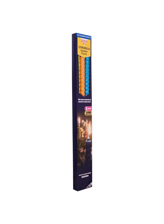 STV Citronella Garden Flares - Beach Party - 3-Pack - Image 2