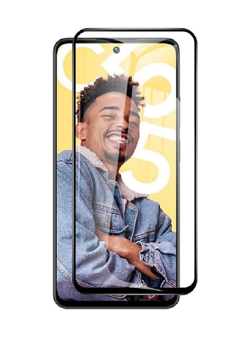 Super Tempered Glass Screen Protector 5D Designed For Realme C55 Full Glue Edge to Edge Full Screen Coverage And Bubble Free - Image 1