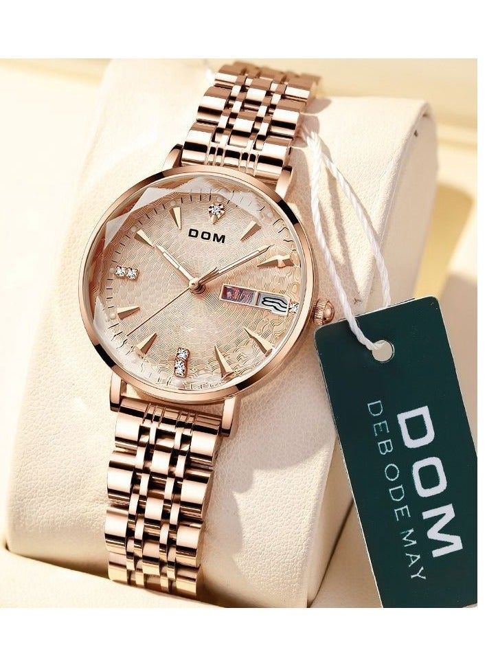 DOM Ladies' Waterproof Quartz Watch - Image 1