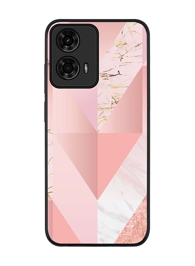 Stylizedd For Motorola Moto G24 / G24 Power Case,Slim fit Camera Protection, Shockproof Thin Phone cover - Marble Pink Vintage - Image 1