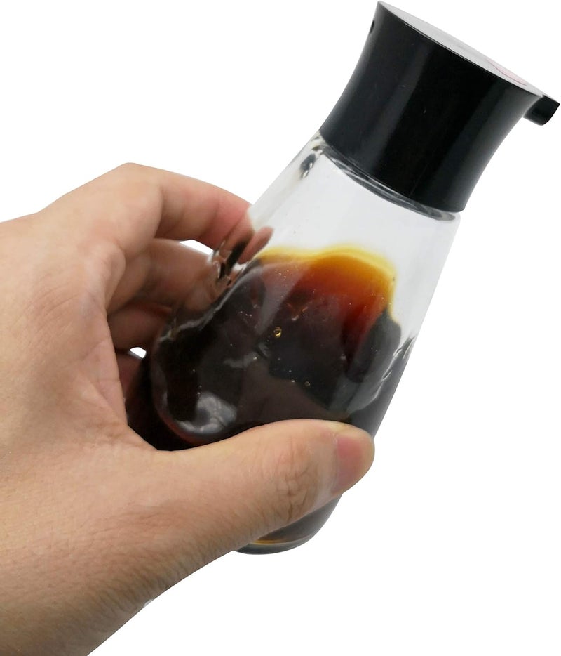 EIKS Excelity Cruet Dispenser Set for Olive Oil Vinegar Soy Sauce with Elegant Glass Bottle Kitchen Cooking Barbecue Tool - Image 3