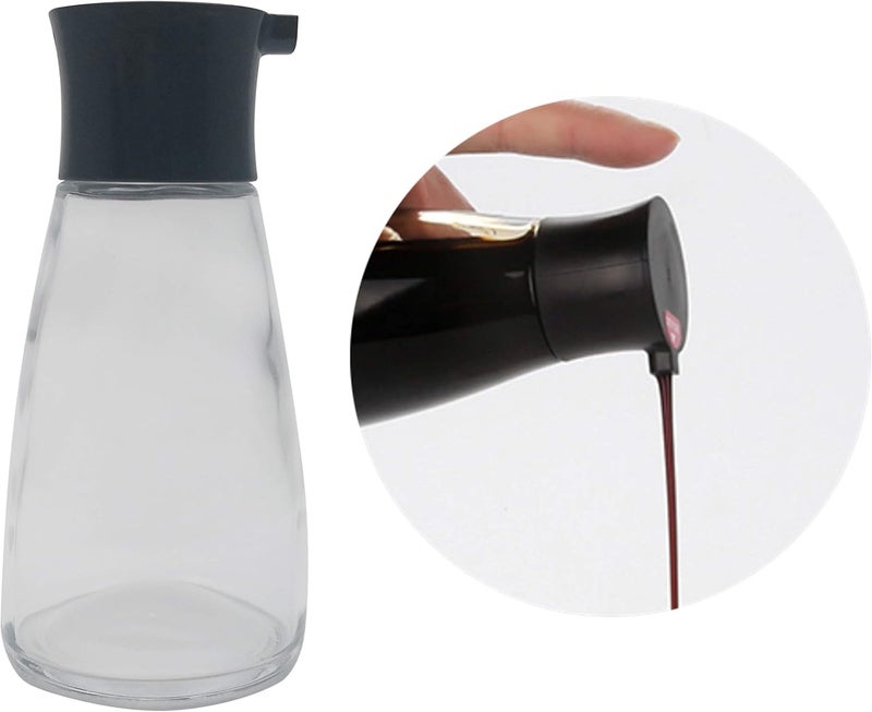EIKS Excelity Cruet Dispenser Set for Olive Oil Vinegar Soy Sauce with Elegant Glass Bottle Kitchen Cooking Barbecue Tool - Image 1