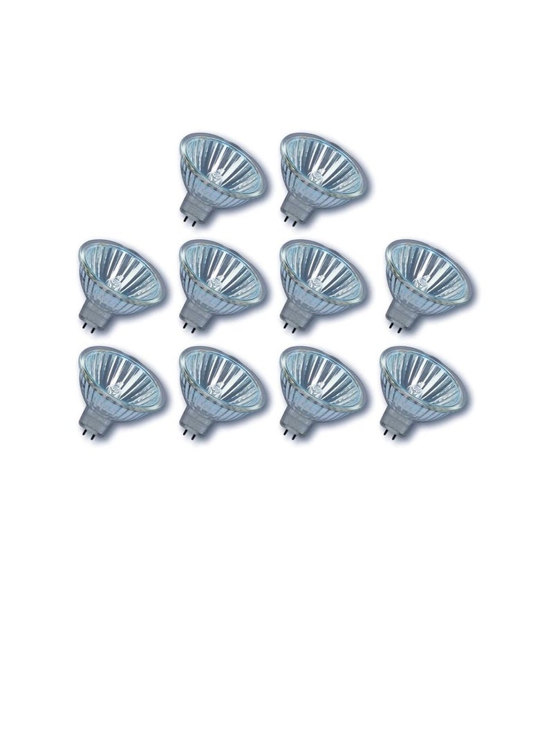 10 x Osram Halogen 50W GU5.3 12V 36"44870 WFL Decostar 50 Watt lamp warm white dimmable [Energy Class B]  - Image 2