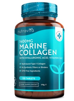 Nutravita Marine Collagen With Hyaluronic Acid 120 Tablets 