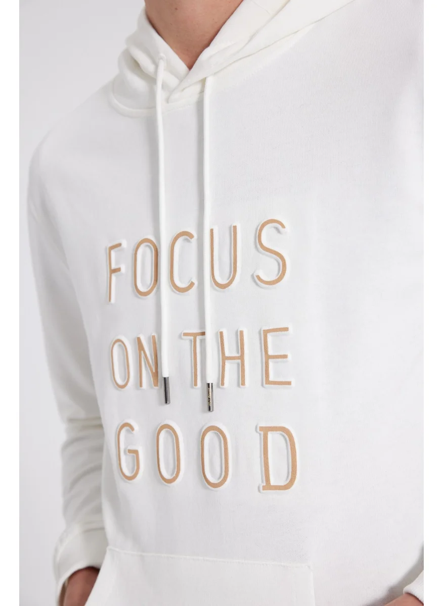دي أس دامات D'S Groom Ds Groom Slim Fit Ecru Sweatshirt