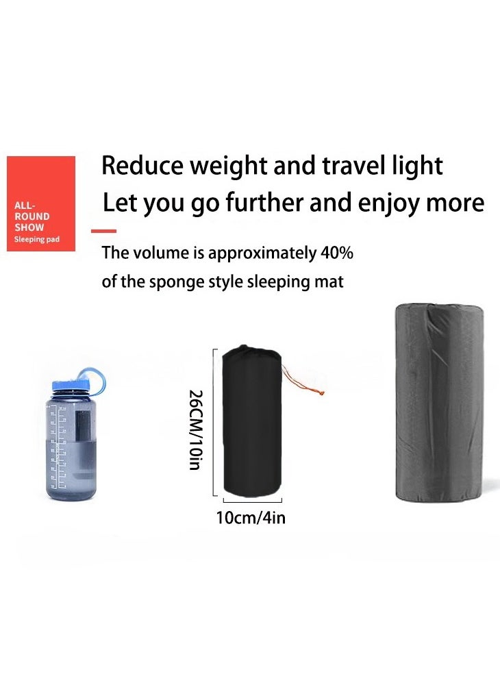 XiuWoo Ultralight Inflatable Sleeping Mat, Foldable Camping Sleeping Pad, Outdoor Waterproof Camping Air Mattress with Pillow, Pump, Storage Bag for Camping, Backpacking, Hiking, Tent Traveling  - Image 5