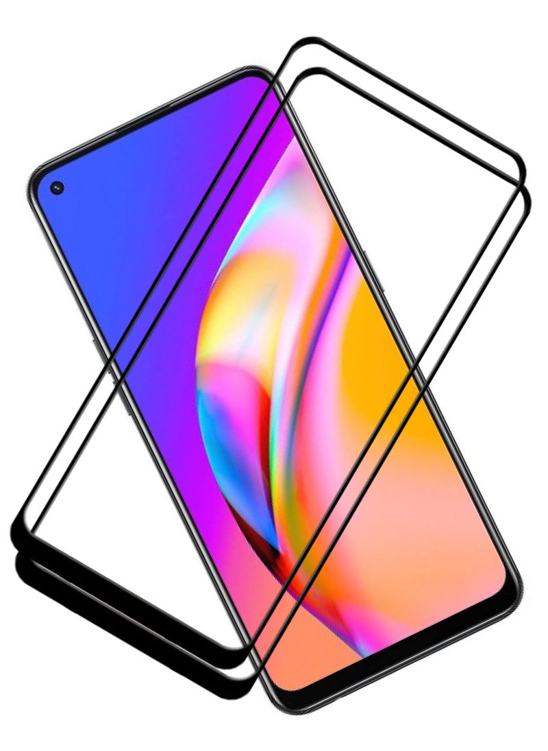 ACLIX 2 Pieces Antistatic ESD Dustproof Premium Quality High Definition Tempered Glass Screen Protector Designed For Oppo A94 - Image 1