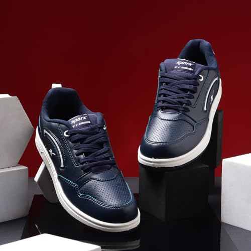 SPARX Casual Shoe SM-952 Navy Blue White for Men - Image 2