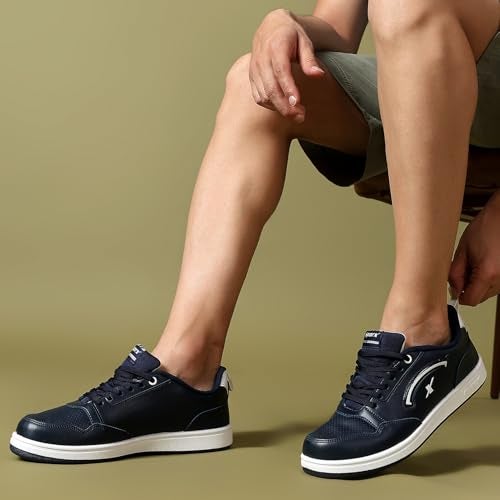 SPARX Casual Shoe SM-952 Navy Blue White for Men - Image 3
