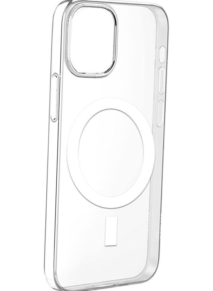 Transparent Magnetic Case Compatible with Wireless Charging Shockproof for iPhone 16 Pro - Image 3