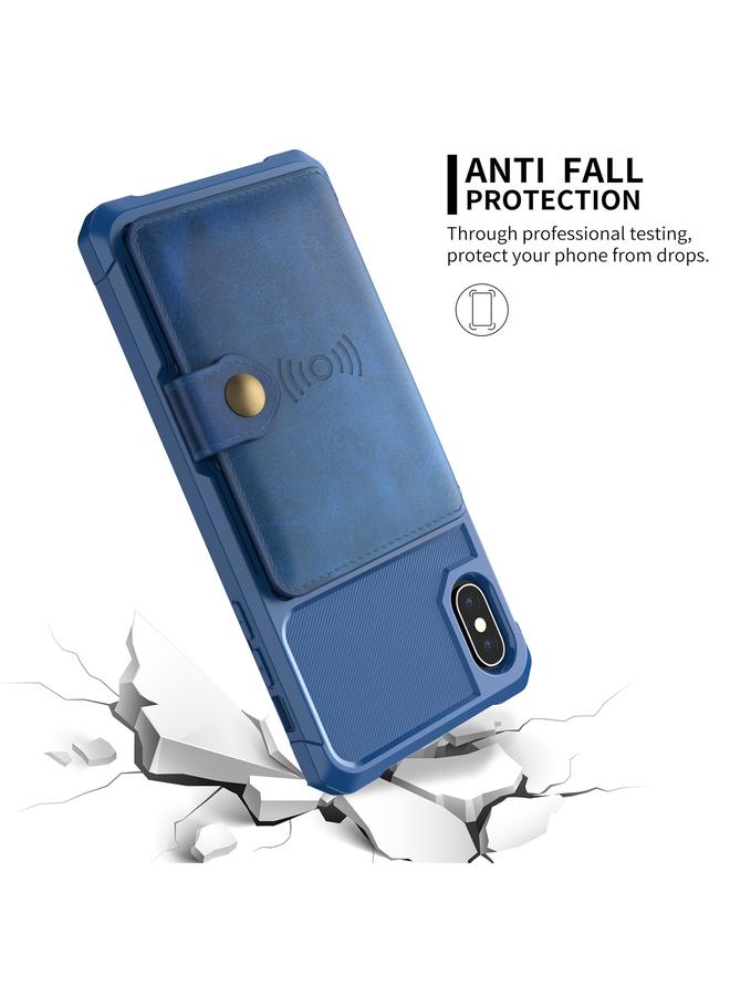 S-TOP Case For iPhone XS Max Magnetic Wallet Card Bag Leather Case - Image 4