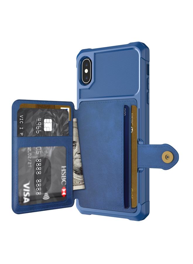S-TOP Case For iPhone XS Max Magnetic Wallet Card Bag Leather Case - Image 2