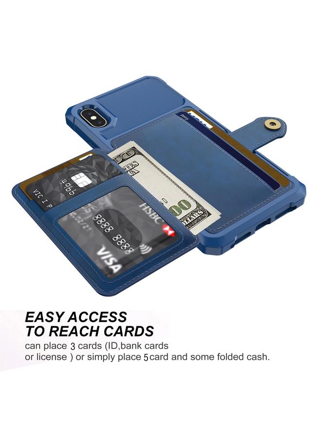 S-TOP Case For iPhone XS Max Magnetic Wallet Card Bag Leather Case - Image 3