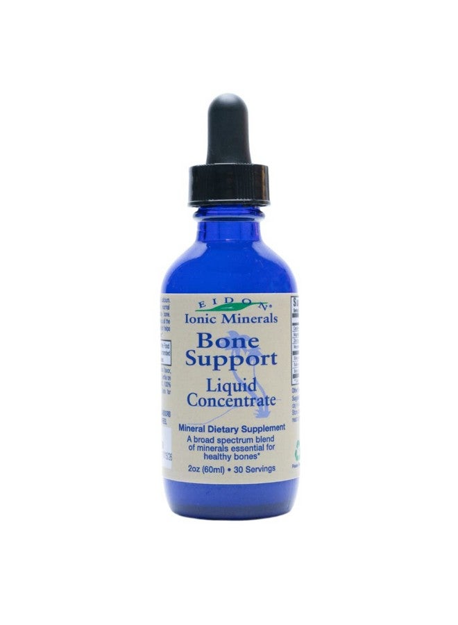 إيدون آيونك مينيرالز مكمل غذائي سائل لدعم العظام من Eidon Mineral - قطرات معدنية أيونية دقيقة لإضافتها إلى الماء من أجل صحة العظام، كالسيوم، مغنيسيوم، زنك، منجنيز، سيليكا، كبريت، بورون، متوفر حيويًا - 2 أونصة