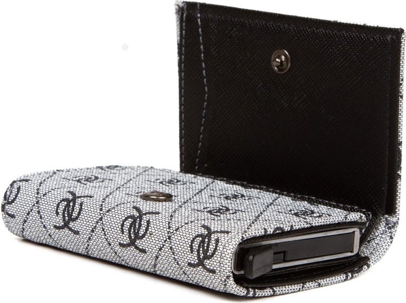 Newish Polo Newishpolo Unisex Patterned Anti-Theft RFID Protected Vegan Leather Wallet and Card Holder Smoked  - Image 5