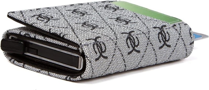 Newish Polo Newishpolo Unisex Patterned Anti-Theft RFID Protected Vegan Leather Wallet and Card Holder Smoked  - Image 3