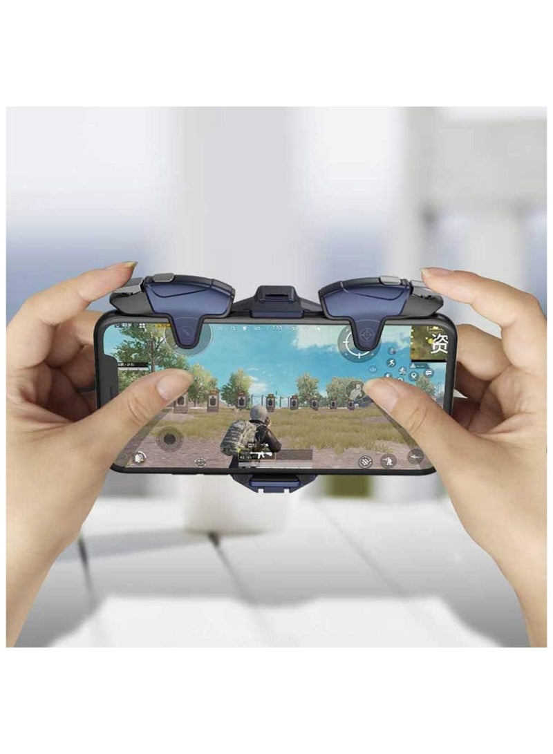 PUBG Mobile Triggers with cooling fan,PUBG Mobile Phone Game Controller with cooler for PUBG/Fortnite/Call of Duty, with Rgb Light, for Android and iOS Phone - Image 4