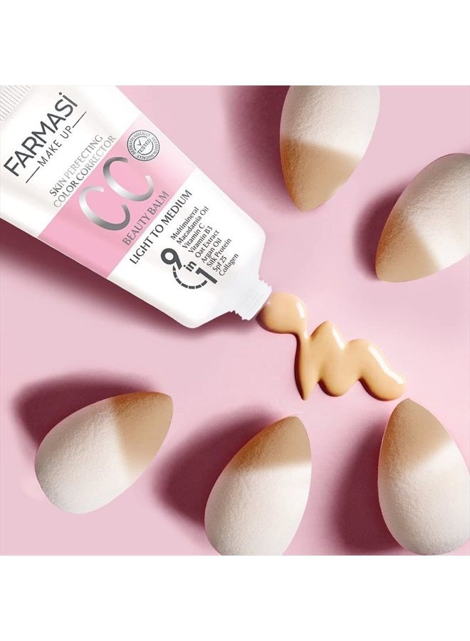 FARMASI كريم CC من فارمسي مع معادن متعددة، نقي، طبيعي، ونهاية خالية من العيوب، نتائج رائعة في كل مرة، تغطية متوسطة إلى كاملة، ثبات طوال اليوم، لجميع أنواع البشرة، SPF 25، 50 مل (خفيف إلى متوسط) - Image 5