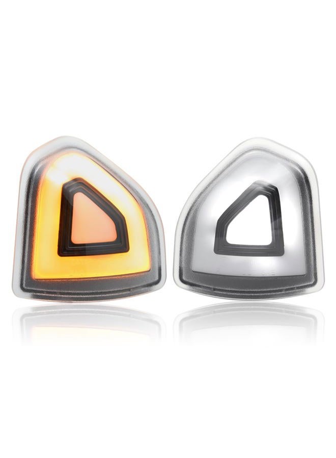 SHINEFIT LED Towing Mirror Light Compatible with 2021 2022 2023 RAM 1500, Amber Turn Signal Light White Position Lamp for 2019-2022 RAM 2500 3500 - Image 1